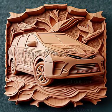 3D model Toyota Sienna (STL)